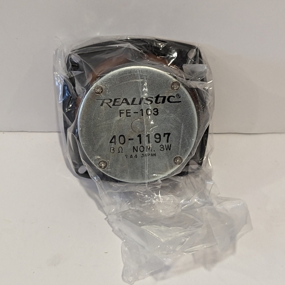 Nos Vintage Radio Shack Realistic high fidelity speaker 4” FE-103 / 40-1197 - Picture 7 of 13